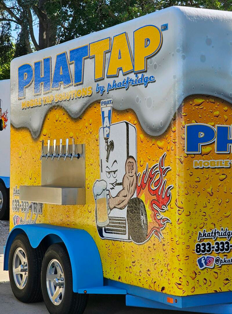 Phat Tap side refrigerated trailer in Los Ageles, CA
